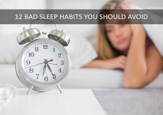 12 Examples of bad sleeping habits & how to improve them